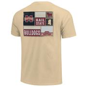  Mississippi State School Squares Comfort Colors Pocket Tee