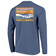  Boone Mountain Waves Comfort Colors Long Sleeve Tee