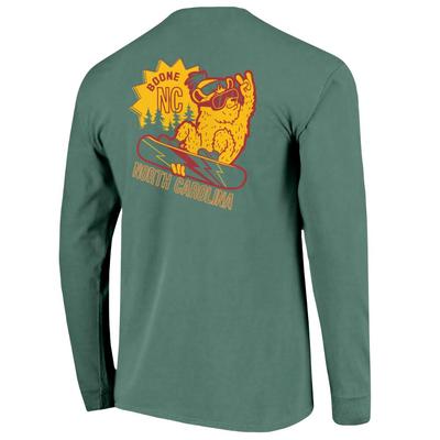 Boone Riding Bear Comfort Colors Long Sleeve Tee