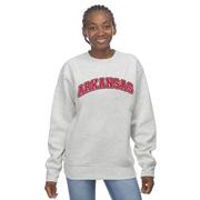  Arkansas Zoozatz Chenille Applique With Outline Sport Crew