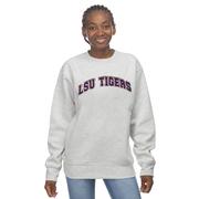  Lsu Zoozatz Chenille Applique With Outline Sport Crew