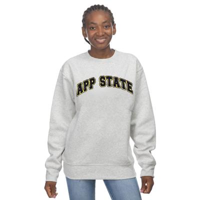 App State Zoozatz Chenille Applique with Outline Sport Crew