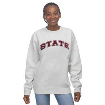 Mississippi State Zoozatz Chenille Applique with Outline Sport Crew