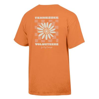 Tennessee Flower Checkerboard Comfort Wash Tee