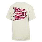  Georgia Hand Drawn Pennants Comfort Wash Tee