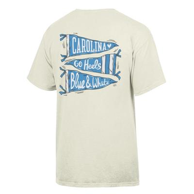 UNC Hand Drawn Pennants Comfort Wash Tee