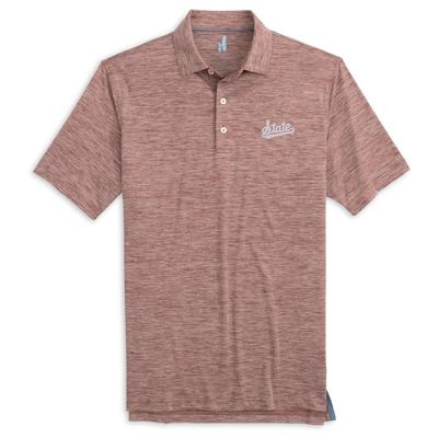 Mississippi State Johnnie-O Huron Heathered Polo