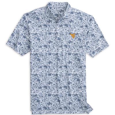 West Virginia Johnnie-O Tailgater 2.0 Polo