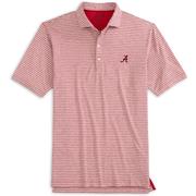  Alabama Johnnie- O Clipper Striped Jersey Performance Polo