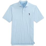  Unc Johnnie- O Clipper Striped Jersey Performance Polo