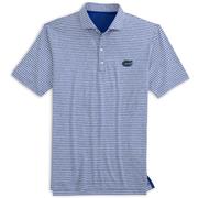  Florida Johnnie- O Clipper Striped Jersey Performance Polo