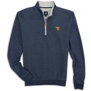  West Virginia Johnnie- O Sully 1/4 Zip Pullover