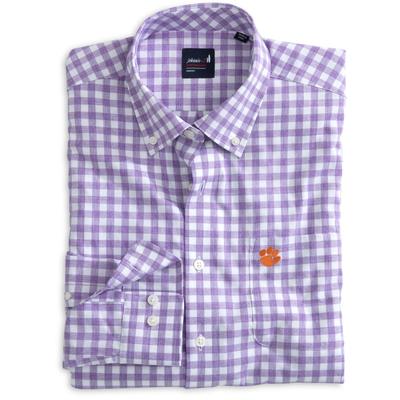 Clemson Johnnie-O Archie Performance Woven Shirt