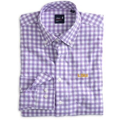 LSU Johnnie-O Archie Performance Woven Shirt