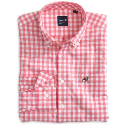 Georgia Johnnie-O Archie Performance Woven Shirt RED