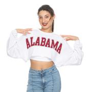  Alabama Zoozatz Uber Crop Fleece Crew