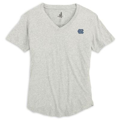 UNC Johnnie-O Women's Meredith V-Neck Tee HTHR_GREY