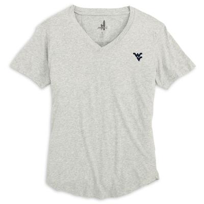 West Virginia Johnnie-O Women's Meredith V-Neck Tee