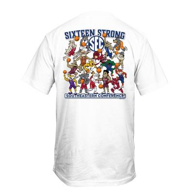 SEC Basketball Illustrations Comfort Colors Tee