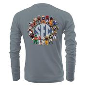  Sec Sideline Mascots Comfort Colors Long Sleeve Tee