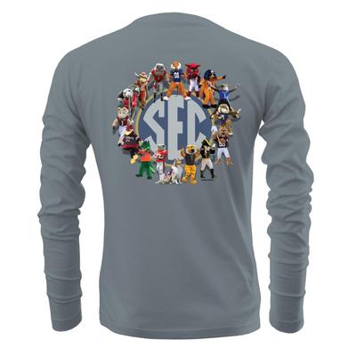 SEC Sideline Mascots Comfort Colors Long Sleeve Tee