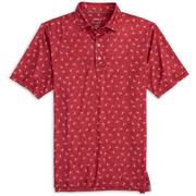  Alabama Johnnie- O Stadium Exeter Printed Performance Polo