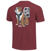  Mississippi State Slogan Mascot Comfort Colors Tee