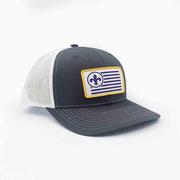  Fleur- De- Lis Patch Trucker Hat