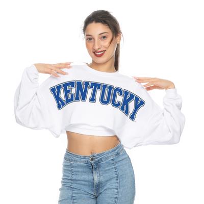 Kentucky Zoozatz Uber Crop Fleece Crew