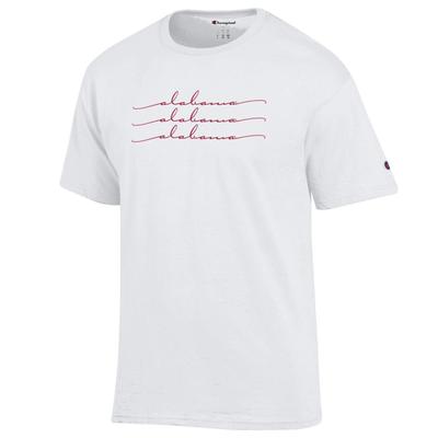 Alabama Champion Women's Script Repeat Tee