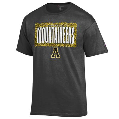 App State Champion Women's Rectangle Over Print Tee