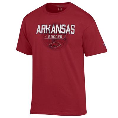 Arkansas Champion Women's Soccer Tonal Ball Tee