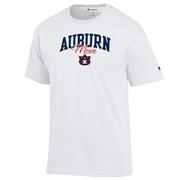  Auburn Champion Arch Mom Script Tee