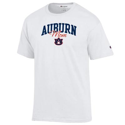 Auburn Champion Arch Mom Script Tee