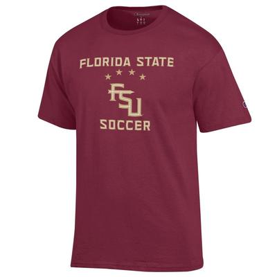 Florida State Champion Women's Soccer Four Stars Tee