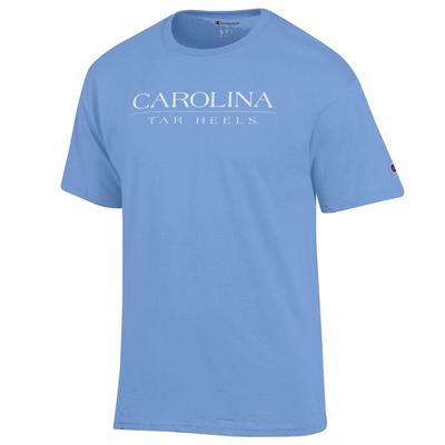 UNC Champion Women's Straight Wordmark Tee