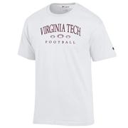  Virginia Tech Champion Women's Arch Football Tee