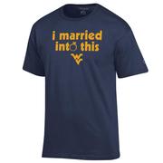  West Virginia Champion Women's I Married Into This Tee