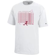  Alabama Champion Youth Wordmark Repeat Tee