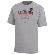  Auburn Champion Youth Arch Tonal Football Tee