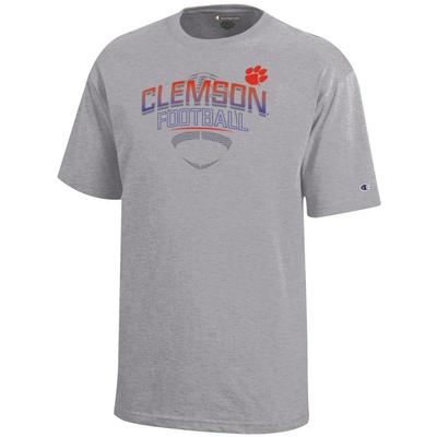 Clemson Champion YOUTH Arch Tonal Football Tee