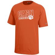  Clemson Champion Youth Diagonal Tee