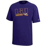  Lsu Champion Youth Diagonal Tee