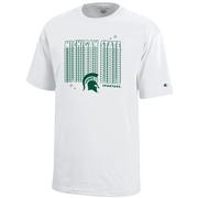  Michigan State Champion Youth Wordmark Repeat Tee