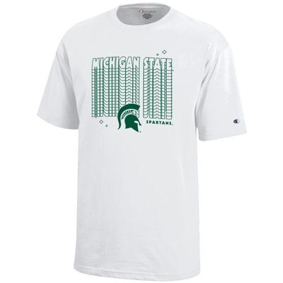 Michigan State Champion YOUTH Wordmark Repeat Tee