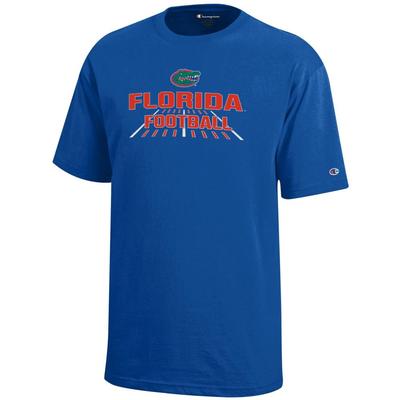 Florida Champion YOUTH Wordmark Football Field Tee