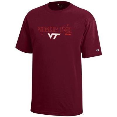 Virginia Tech Champion YOUTH Wordmark Stars Tee