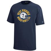  West Virginia Champion Youth Circle Helmet Tee