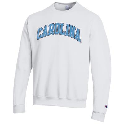 UNC Champion Arch Crew WHITE