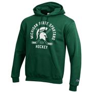  Michigan State Champion Circle Logo Hockey Hoodie